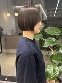 【 cut 】ぷつっとカット×ブリーチなし透明感オリーブカラー