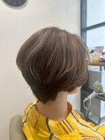 ヘア ルーナ バイ アプリーレ(hair lune by Aprire)&nbsp;ひし形ショート30代40代50代大人キレイめショート小顔