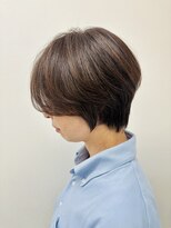 アンドヘアサロン(AND hair salon)&nbsp;マッシュショート/グランマッシュ/白髪ぼかし/マロンベージュ@