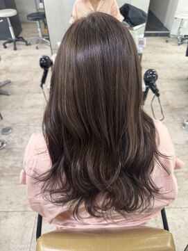 アジールヘア 所沢プロペ通り店(agir hair) ハイライトカラー×透明感グレージュ◎大人小顔