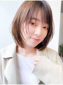 韓国風◎くびれレイヤーショートボブ