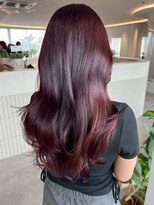 ビビバイベル(BiVi by BHEL)&nbsp;桑名ロングレイヤーカットハッシュカット透明感カラー重めロング