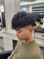 メンズ ラピス(Men's Lapis) フェードスペインカールスタイル