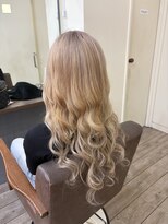 ウエスト オーランド(WEST O LAND)&nbsp;ハイトーンミルクティー&編み込みエクステ