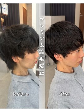 サクラ オモテサンドウ(SAKURA) プレミアム縮毛矯正/暗めカラー/グランマッシュ/デザインカラー