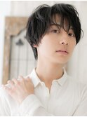 20代30代シャドウパーマニュアンスデザインルーズショートb仙台
