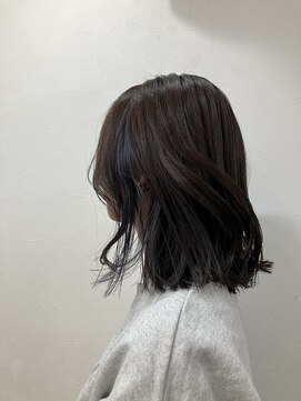 アリ 葛西店(ALi) イメチェン ネイビー イヤリングカラー|葛西髪質改善|葛西