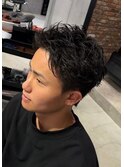 スパイキーショートパーマ
