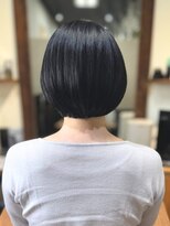 カミケン 清明店(kamiken.) 首元すっきり艶髪ミニボブ【カミケン清明店/福島】