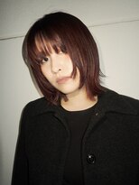 ゾーイ ケゴ 天神今泉(ZOEY kego)&nbsp;今泉　顔まわりカット　ブリーチなしダブルカラー