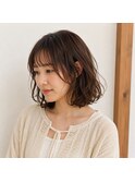 ミディアムボブデジタルパーマ　20代 30代 40代 50代 60代　ボブ
