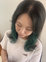 リミックスヘア(REMIX HAIR) green!!