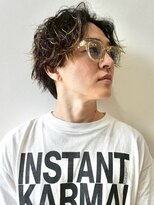 メンズサロンオー 宮崎(Men's salon O.) フェザーパーマ 20代 メッシュ マッシュ ニュアンスパーマ