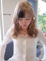 メゾンシアー(Maison Sheer)&nbsp;ホワイトベージュ/前髪デザイン