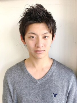 ヘア デザイン レオン(hair design Leon) 【LEON】　アップバング　ショート