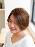 ナチュふわショートボブ