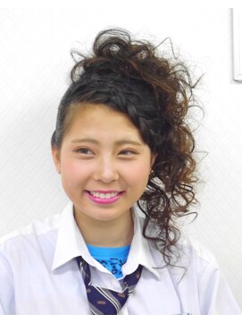 レイジースワン 体育祭ヘアセット