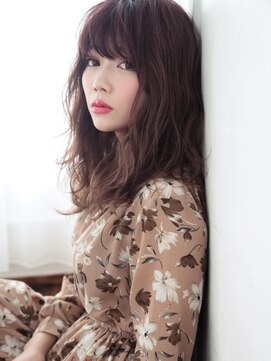 フルーリ(fleuri) 重軽エレガンス×暗めカラー☆ナチュラルほつれ感セミロング