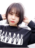 大人可愛いくびれショート 外ハネボブ ネオウルフ