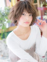 カバーヘア ブリス 川口(COVER HAIR bliss)&nbsp;■bliss川口103★■ふわくしゅ無造作感★くせ毛風ラフボブ