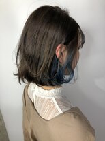 サロンドミルク 原宿(salon de MiLK)&nbsp;ボブ×インナーブルー