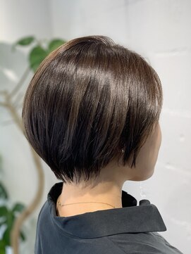 シェル 吉祥寺(shell) 小顔丸みショート_アッシュベージュ