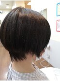 [サンクスヘアー]　ショートボブ