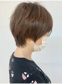 30代★大人かわいい！シースルーバング/アシメバング/ベージュ
