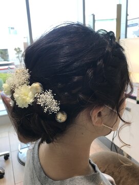 サンロード ヴィフ SUNROAD vif 成人式のアップスタイル