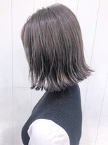 アイティーバイアルバム 松戸店(IT by ALBUM) ラベンダーグレージュ_ペールベージュ外ハネボブ_ba333241