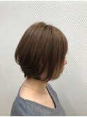 20代30代40代/前下がり/ショートカット/小顔/アッシュベージュ