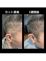 ヒヨシ(HIYOSHI) フェードベリーショートスタイルカット〈理容室〉