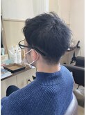 《新町　今町》メンズ　黒髪　刈り上げ　メガネ男子