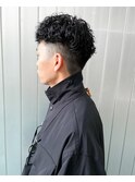 刈り上げ☆パーマスタイル