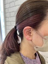 アメイジングヘアー 中沢店(AMAZING HAIR) イヤリングカラー/ピンク/グレイカラー/春カラー/20代30代40代