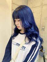 キャンバスアニュー 川崎(canvas anew.)&nbsp;ロング ブルーカラー ブリーチ1回～／ダブルカラー