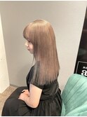 ミルクティーベージュ/デザインカラー/レイヤーカット