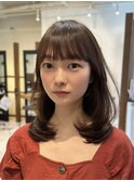 韓国レイヤー/レイヤーカット/似合わせ/顔周り/前髪/谷町四丁目
