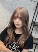 ミルクティーグレージュ×レイヤーカット【野上翔平】