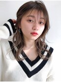 Say.黒髪ボブルフネビージュ小顔ワンレンウルフカットミディアム