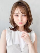 外ハネボブレイヤーカット斜めバングイメチェン#241f0401