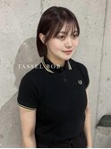 プツッと切りっぱなしボブ