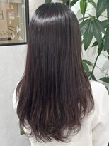 ベルヘアーデザイン 堺東(Belle hair Design)&nbsp;グレージュレイヤーカットアディクシーカラー韓国風オリーブ堺東