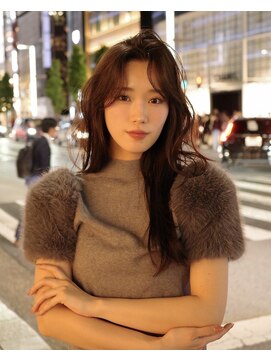 ヴィオットバイサロン(Viot by Salon) 色気小顔長め前髪レイヤーロングブラウン【有村】