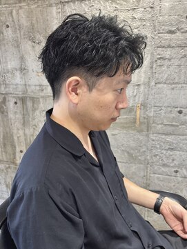 ニアウ 太田店(Niau) ツイストスパイラルパーマメンズショート群馬太田新田桐生館林