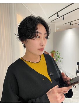 ディッシィ 立川(D'ICI) 《SAYAKA》ショート × ニュアンスパーマ