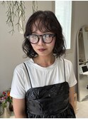 《花屋併設の美容院》パーマスタイル