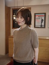 サンクス イース(SANKS . iisuu) レイヤーボブ×チャコールブラウン