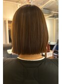切りっぱなしボブ
