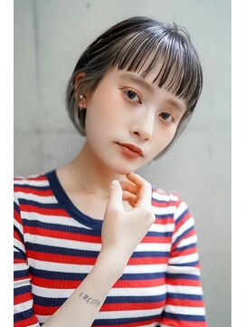 ギークス(GEEKS) 【GEEKS渋谷】ミニマルボブ/アンブレラカラー/初ブリーチ/冬ヘア